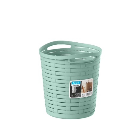 Cesto Multiusos Bamboo com Asas Pastel 20L 32X35cm - Image product