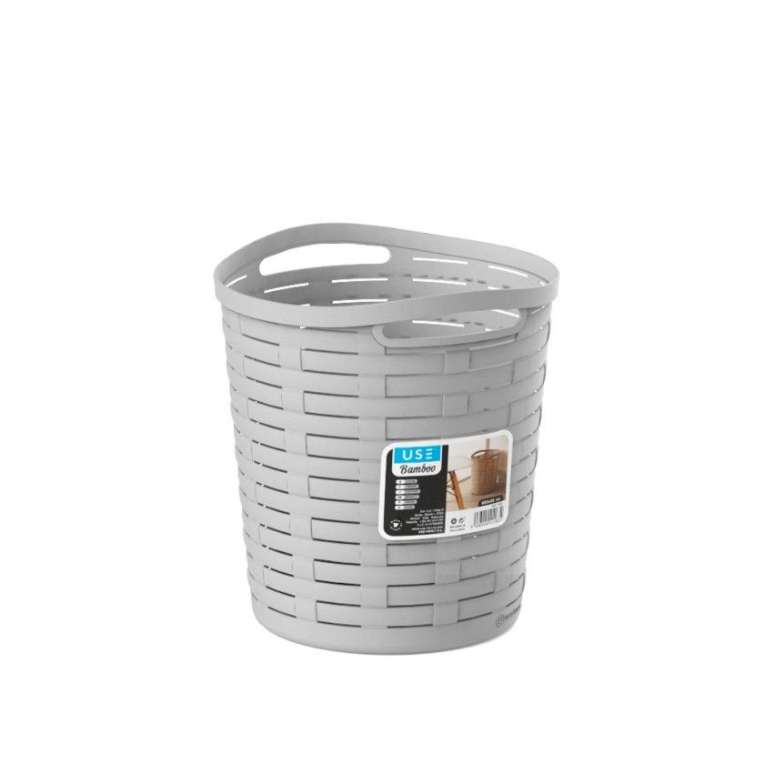 Cesto Multiusos Bamboo com Asas Pastel 20L 32X35cm Cesto Multiusos Bamboo com Asas Pastel 20L 32X35cm