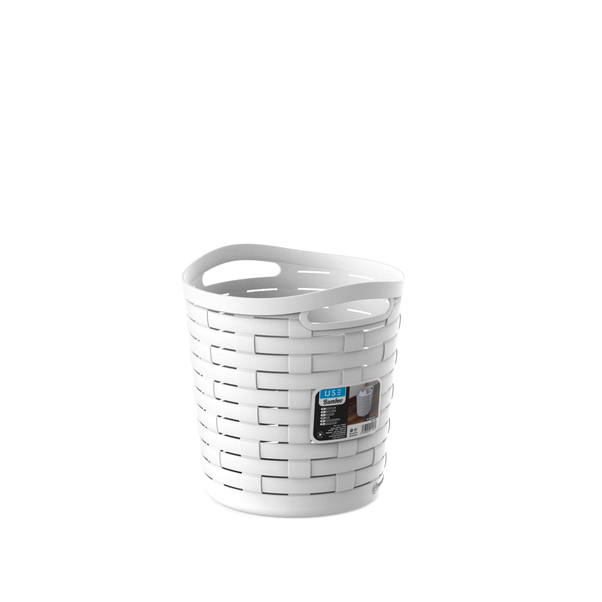 Cesto Multiusos Bamboo Redondo Elegant 25X26cm
