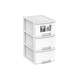 Caixa Organizadora Bamboo A4 Plus 3 Gavetas 35X26X49cm