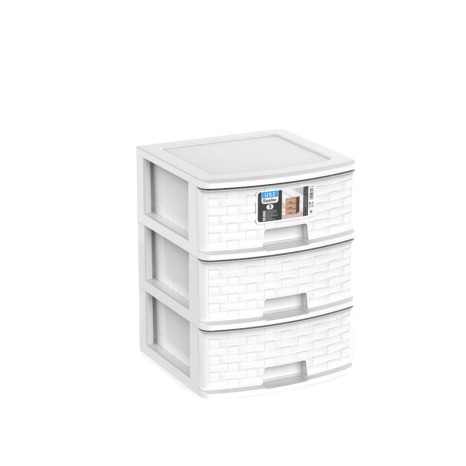 Caixa Organizadora Bamboo 3 Gavetas 39X39X50cm - Image product