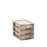 Caixa Organizadora 3 Gavetas Sand A5 25X19X19cm