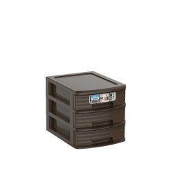 Caixa Organizadora 3 Gavetas Sand A5 25X19X19cm