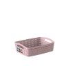 Cesto Multiusos Bamboo Pastel A4 28X21X16cm Cesto Multiusos Bamboo Pastel A4 28X21X16cm