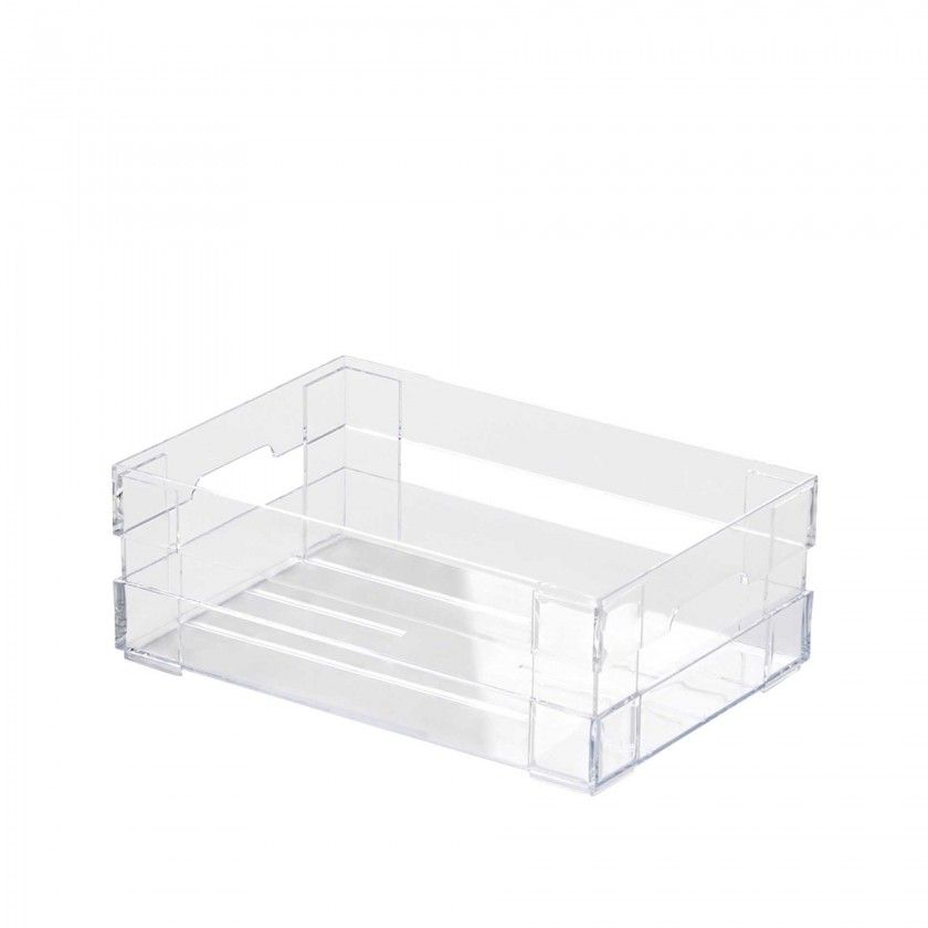 Caixa Empilhvel Usel Cristal 24X17X9cm