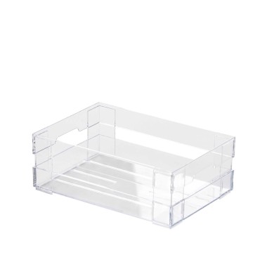 Caixa Empilhável Usel Cristal 24X17X9cm