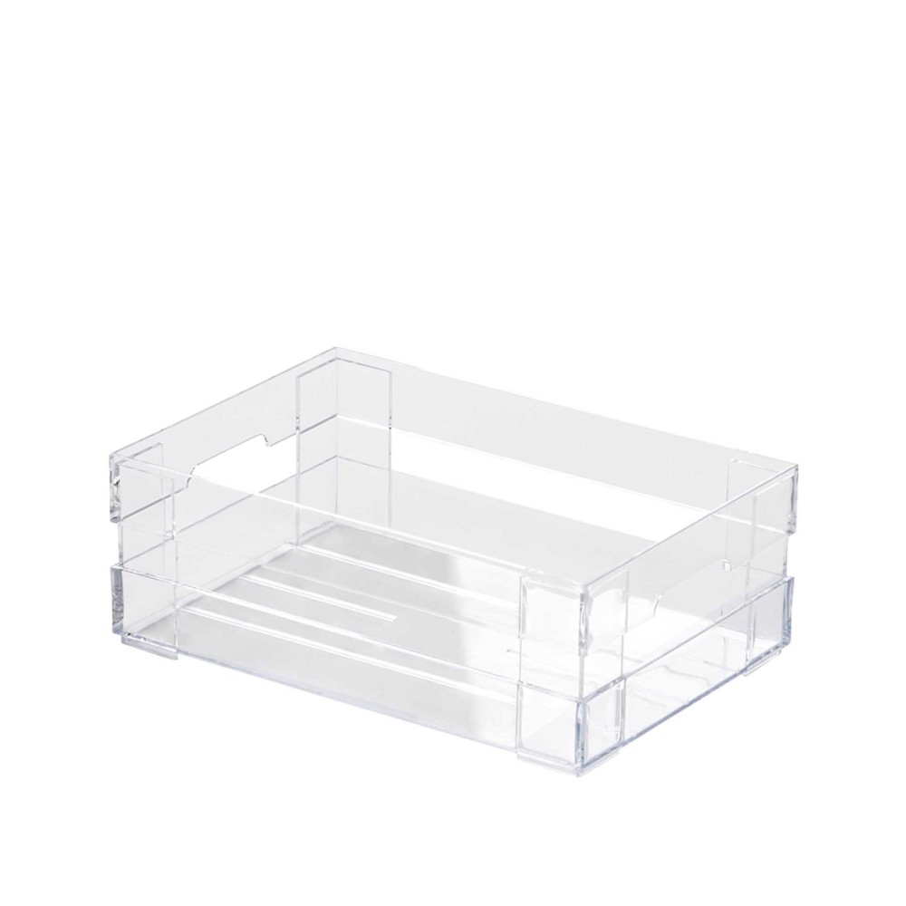 Caixa Empilhável Usel Cristal 24X17X9cm
