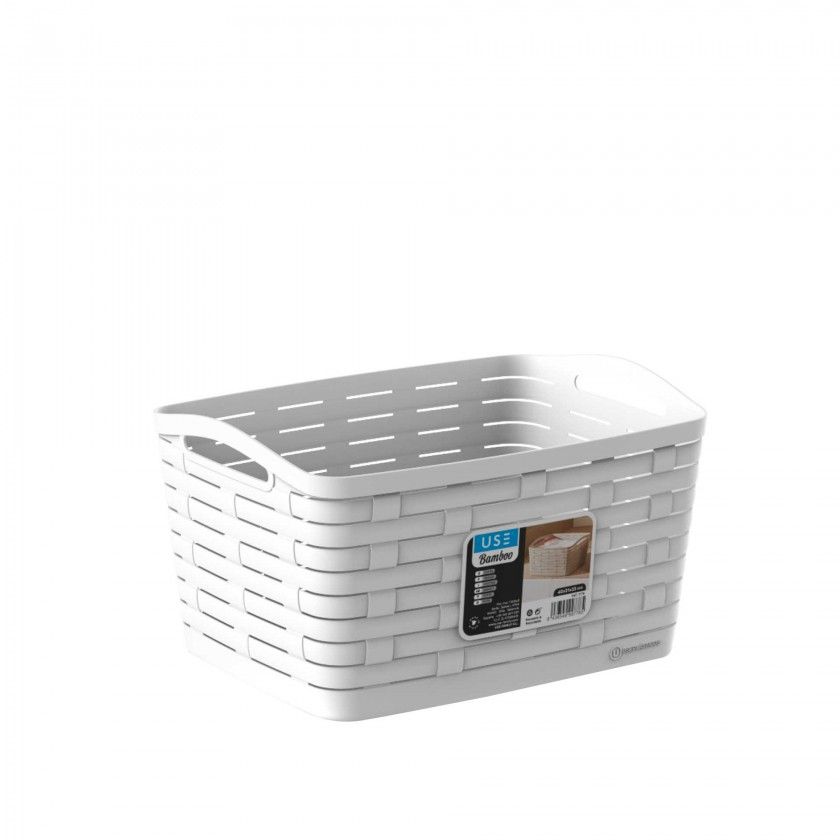 Cesto Multiusos Bamboo Elegant 40X31X23cm
