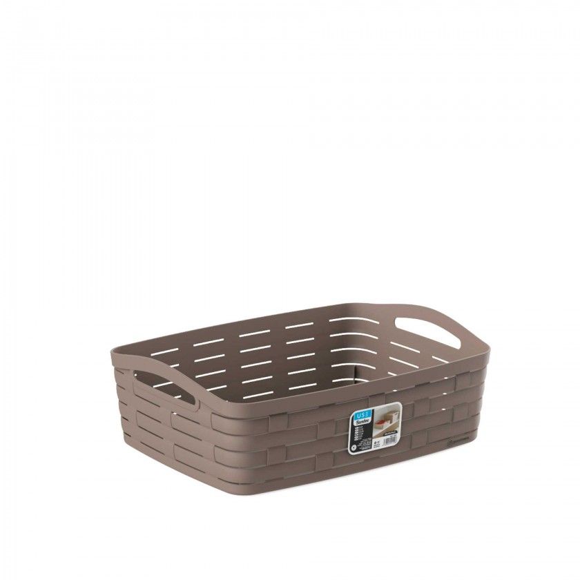 Cesto Multiusos Bamboo Sand 40X31X14cm
