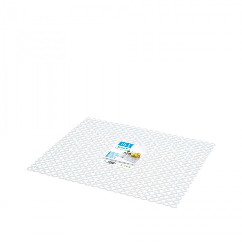 Base Banca Plstico Branco 35X36cm