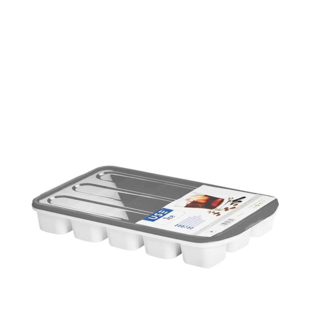 Cuvete Gelo Ice com Tampa 27X15X3cm