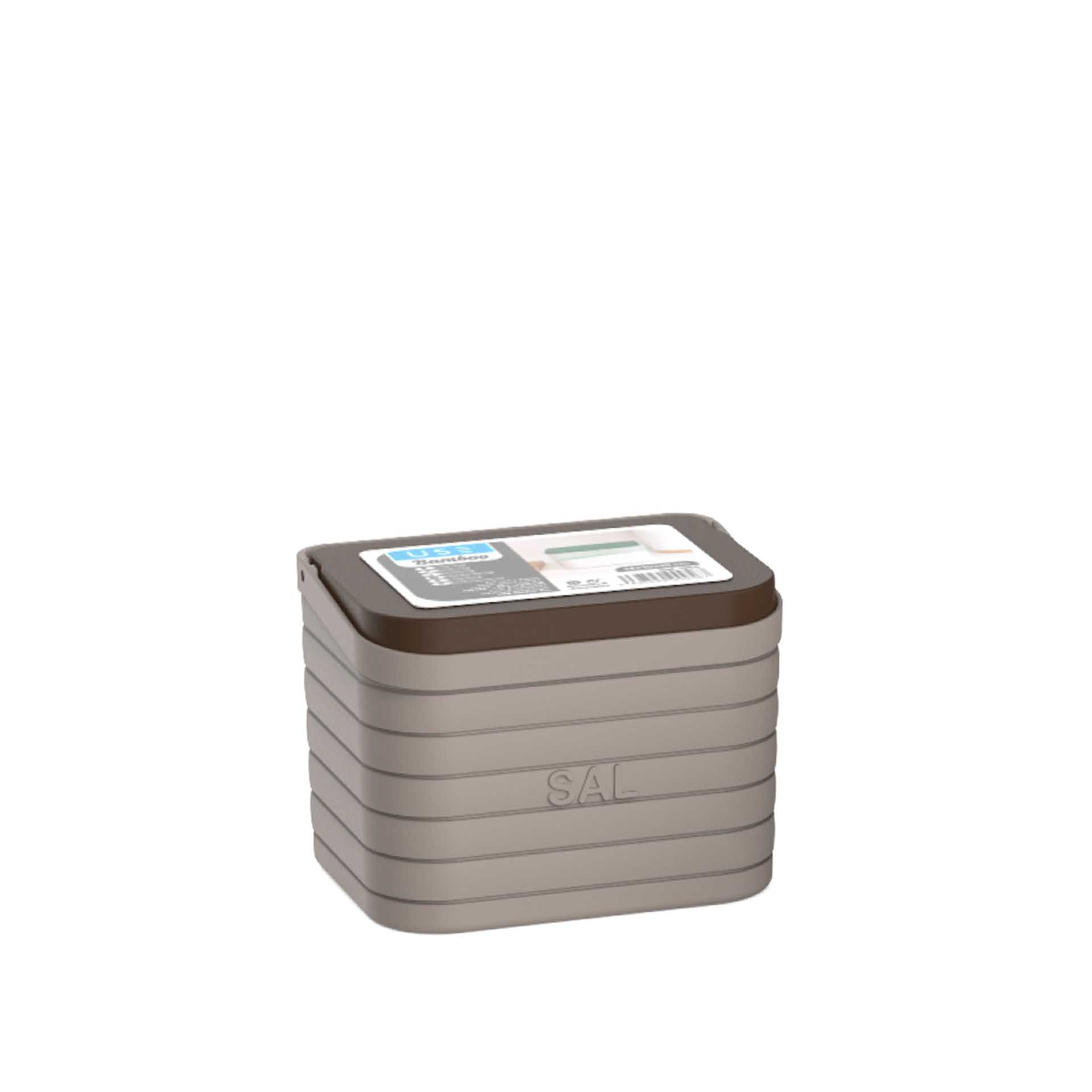 Saleiro Bamboo Sand 14X10X10cm