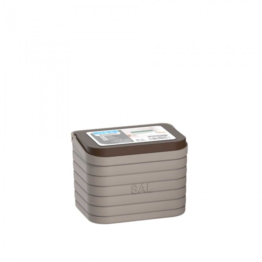 Saleiro Bamboo Sand 14X10X10cm Saleiro Bamboo Sand 14X10X10cm