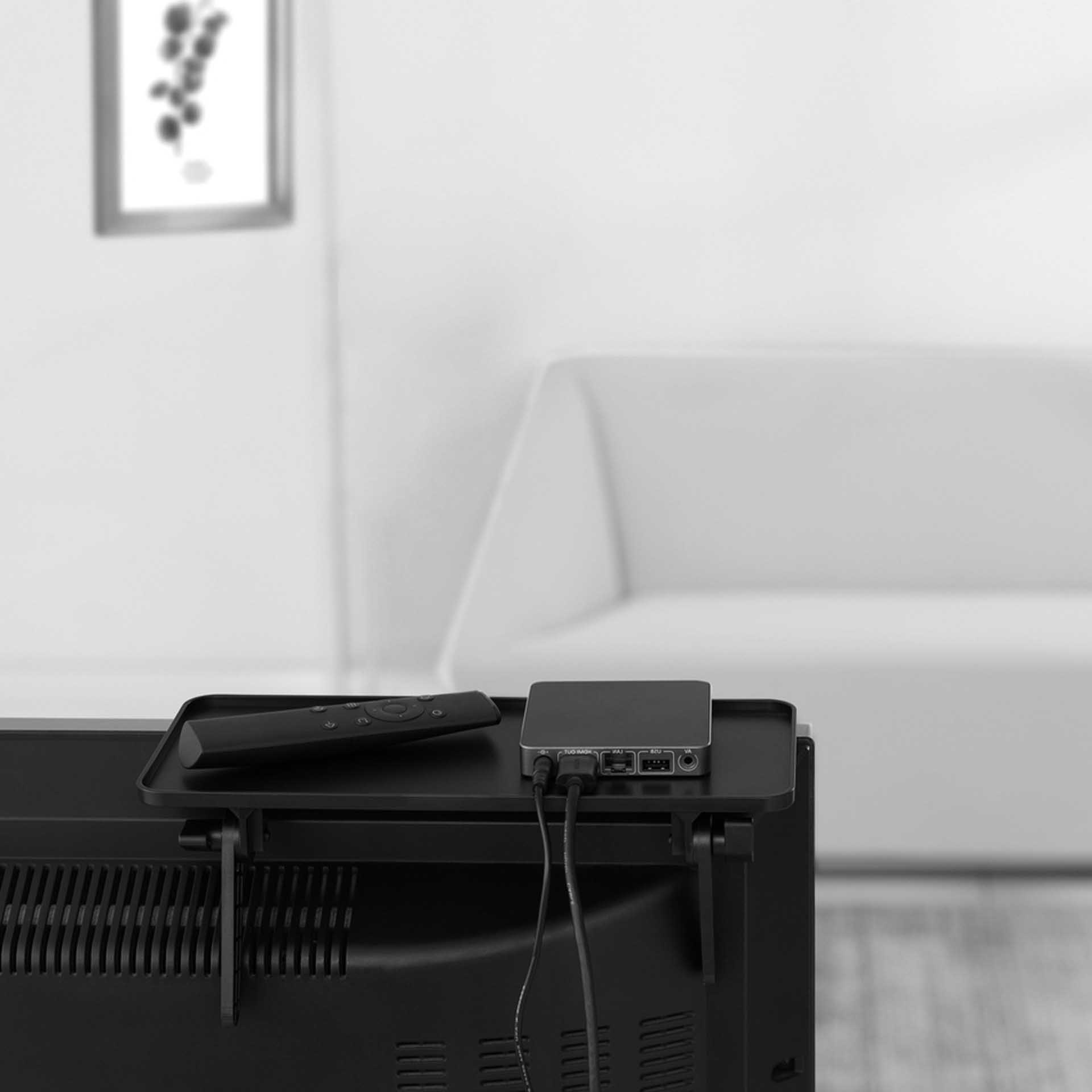 Estante Dupla Acessórios Tv 6kg 12.7X30X1.4cm