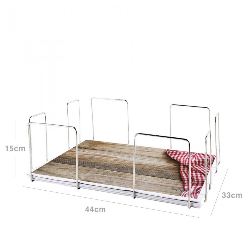 Dispensador Toalhas Mesa Inox 44X33.5X15cm