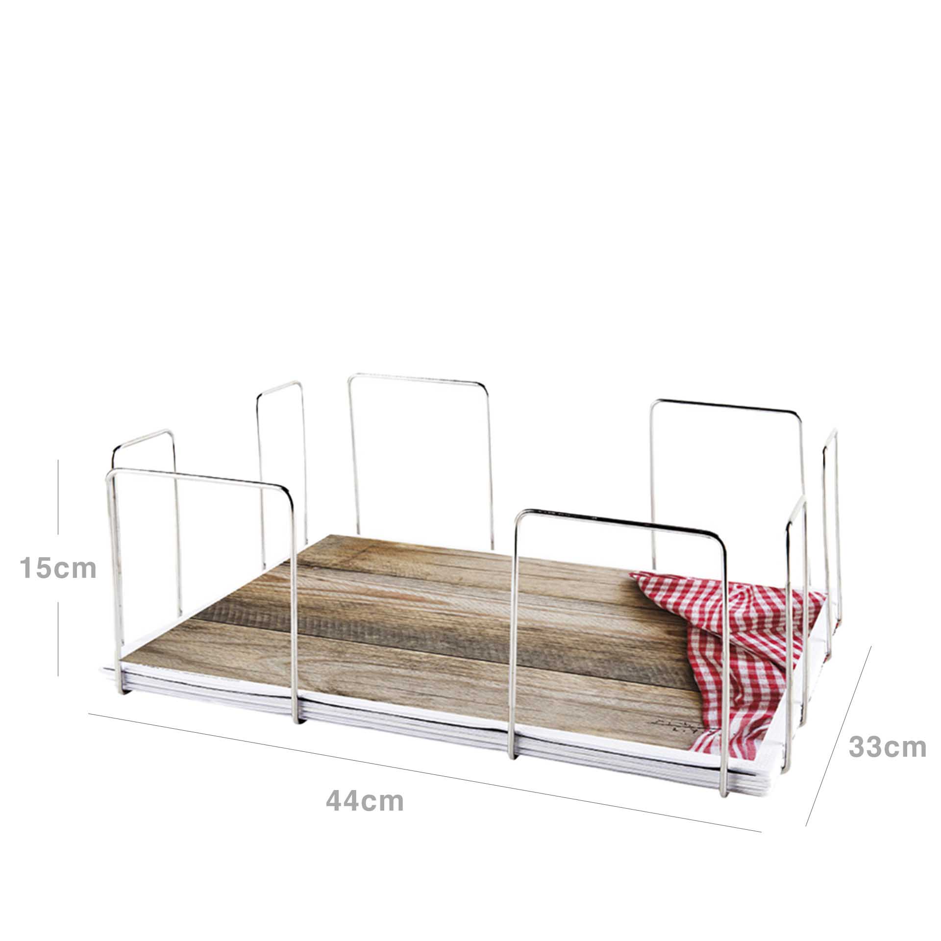 Dispensador Toalhas Mesa Inox 44X33.5X15cm