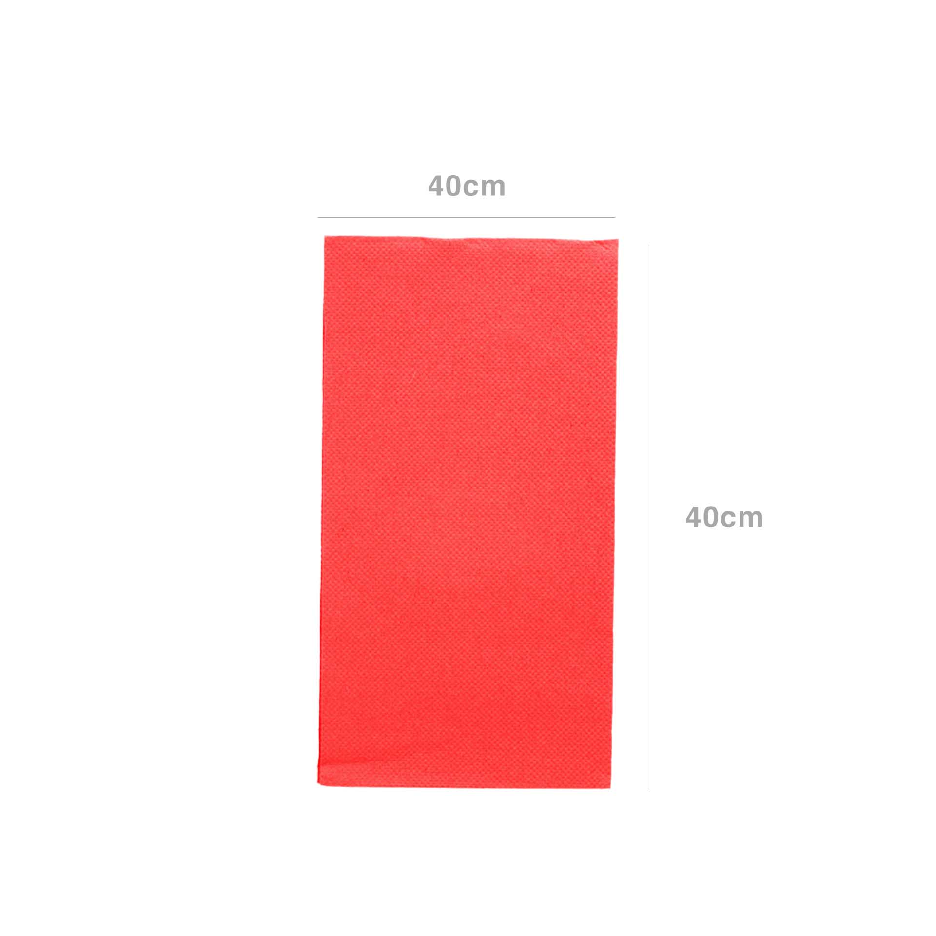 Guardanapos Tissue Dobrados 1/8 40X40cm Pack 50