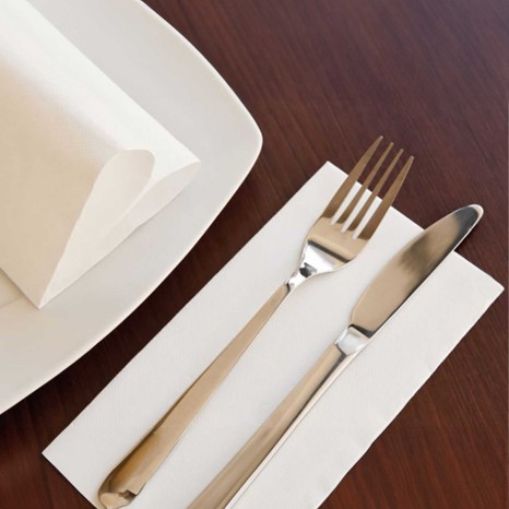 Guardanapos Tissue Dobrados 1/6 Branco 30X40cm Pack 50 - Image product