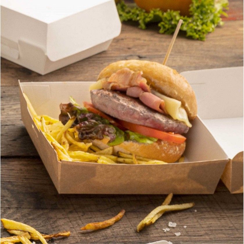 Saco Antigordura para Hamb�rguer 16X16.5cm Pack 500