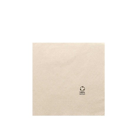 Guardanapos Reciclados Natural 33X33CM Pack 100 - Image product