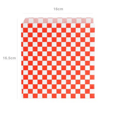 Saco Antigordura para Hambúrguer 16X16.5cm Pack 500