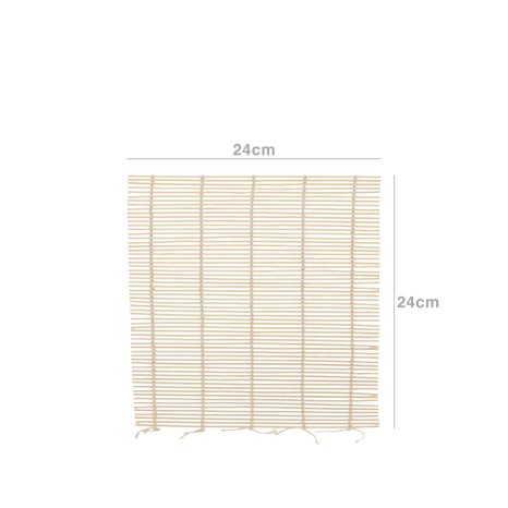 Tapete para Sushi Bambu Natural 24X24CM - Image product