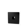 Dispensador ABS cromado para Lenços faciais 13X13X13CM Dispensador ABS cromado para Lenços faciais 13X13X13CM