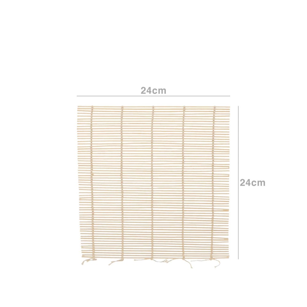 Tapete para Sushi Bambu Natural 24X24CM