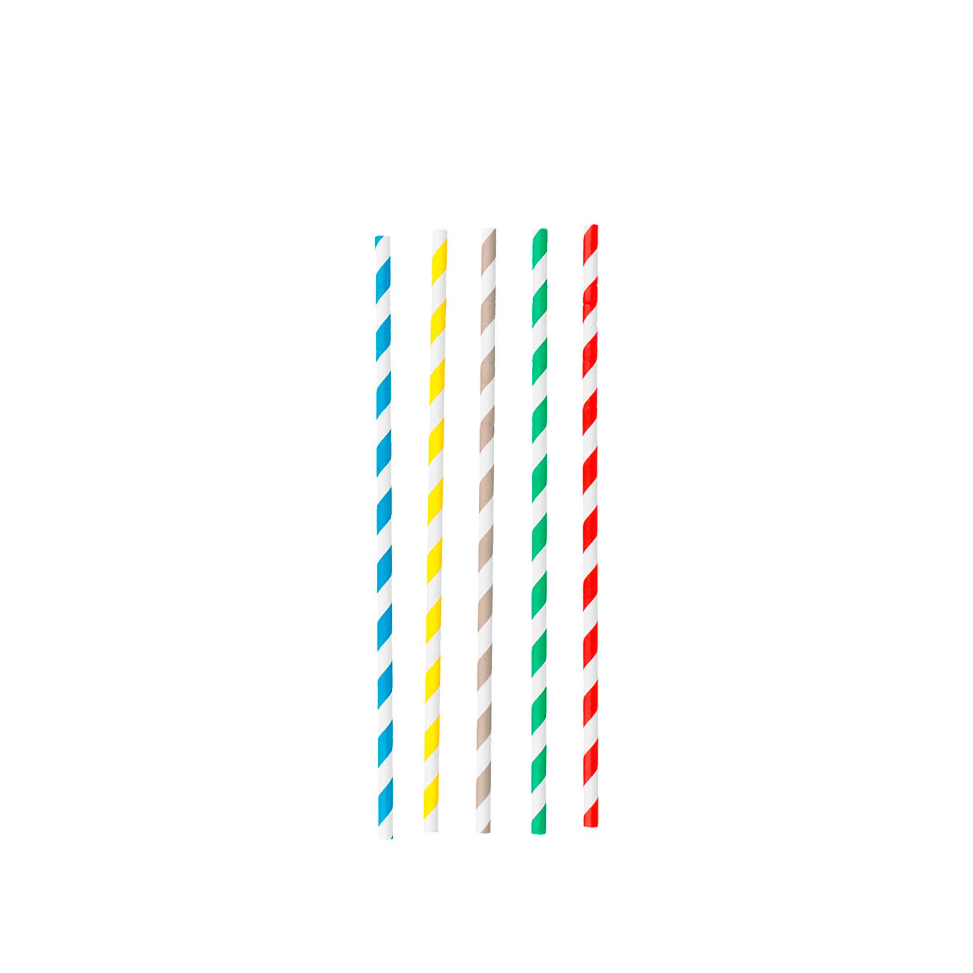 Palhinha Flexível Papel Riscas 23CM Pack 250