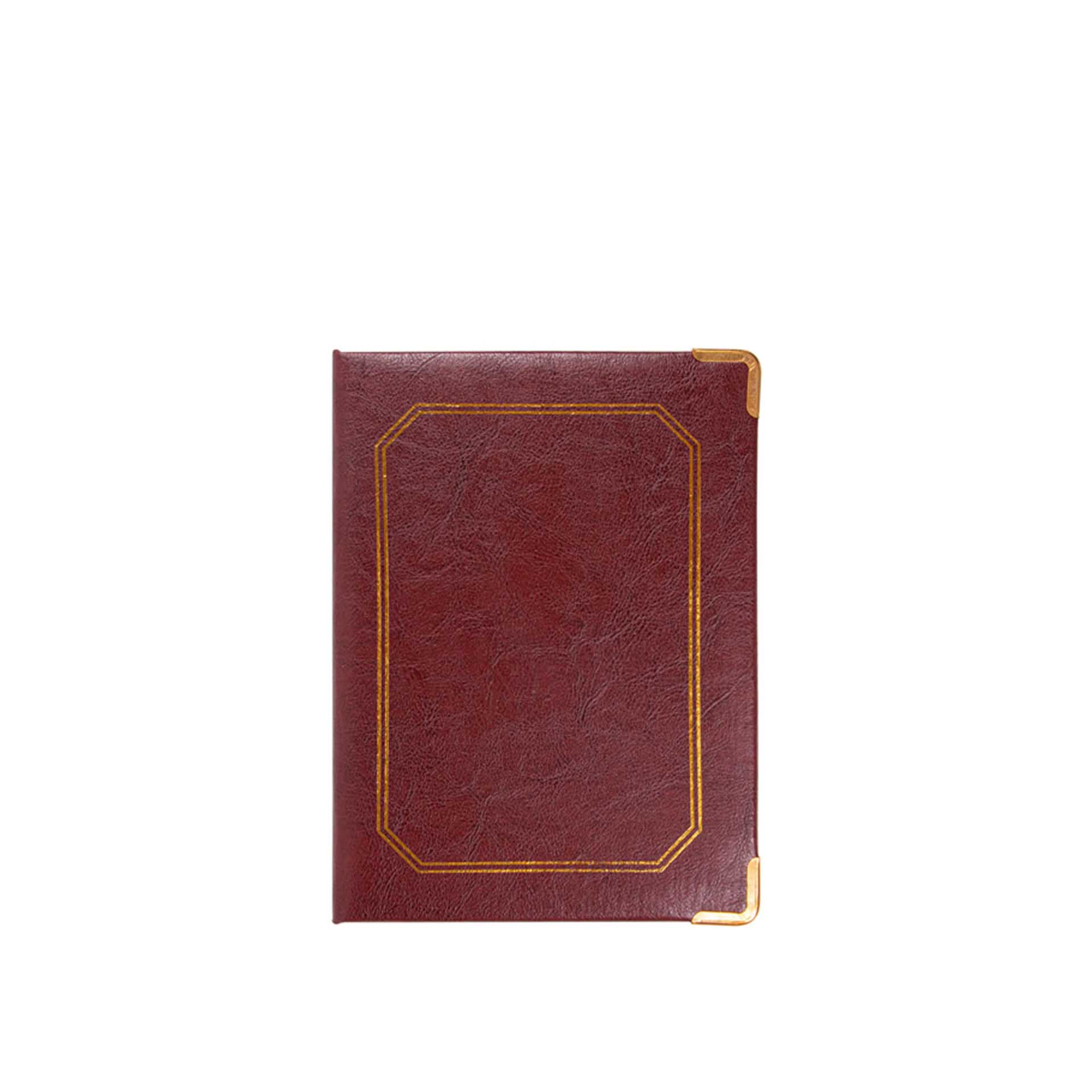 Caixa Porta Contas Pele 17X22X2CM