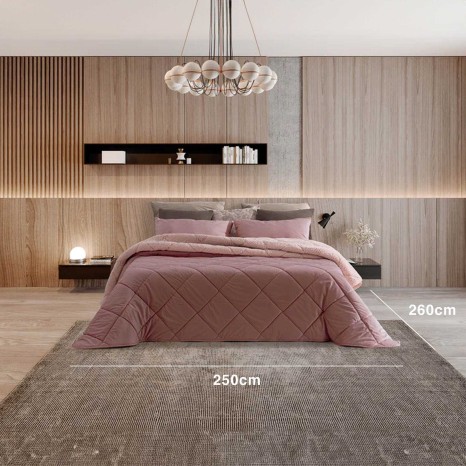 Comforter Dakar + 2 Almofadas Rosa 250X260cm - Image product