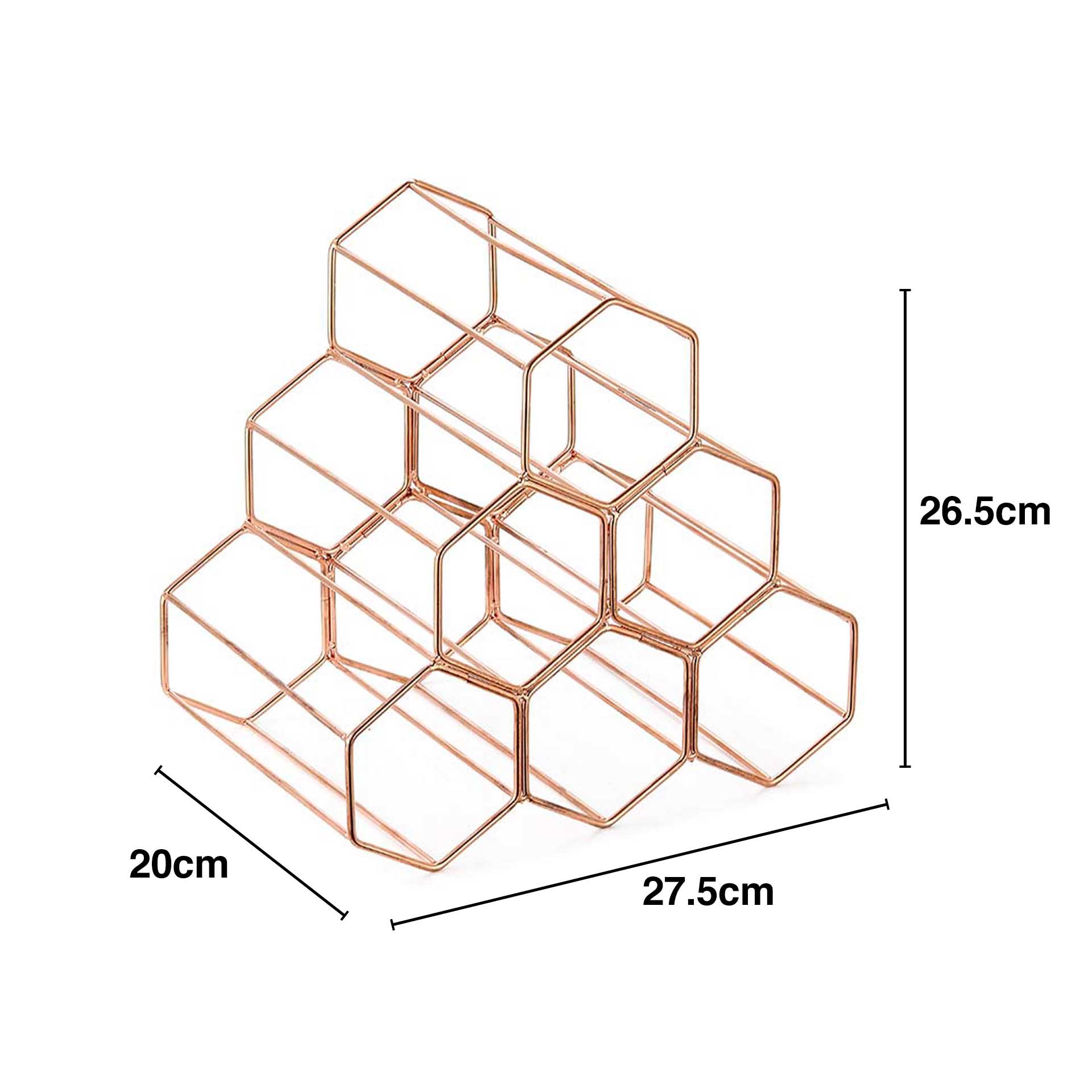Garrafeira Metal 27.5X20X26.5cm