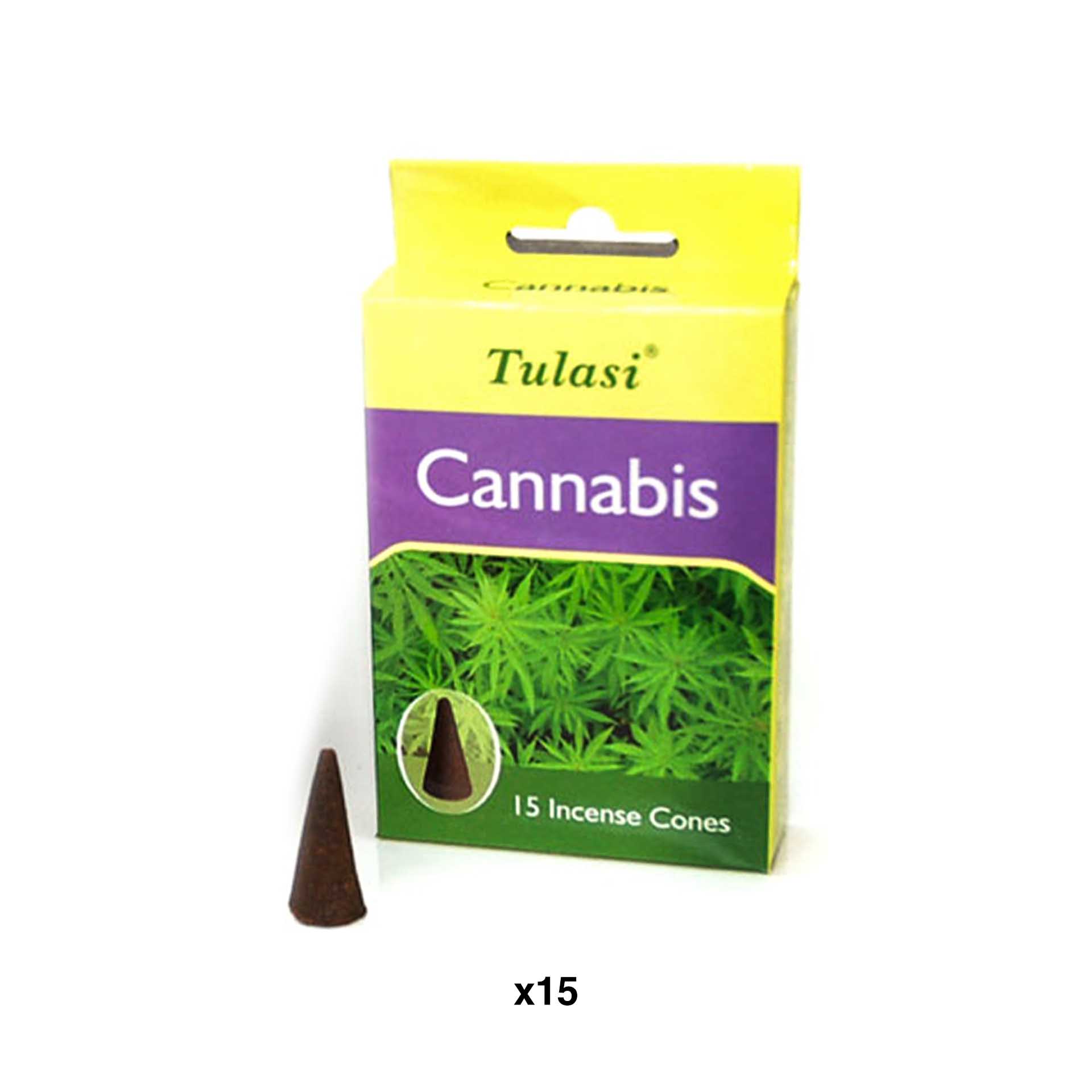 Cone Incenso Tulasi Pack 15