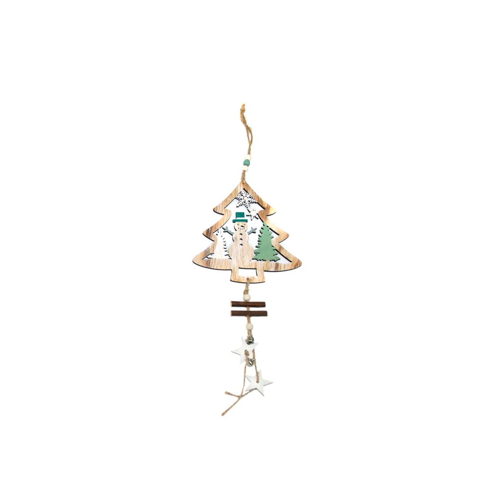 Pendente Boneco Neve Verde