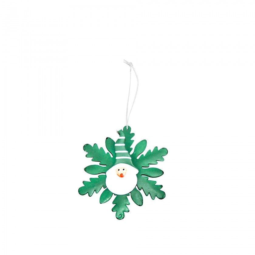 Pendente Floco Neve Verde