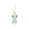 Anjo Madeira Com Estrela Verde Anjo Madeira Com Estrela Verde