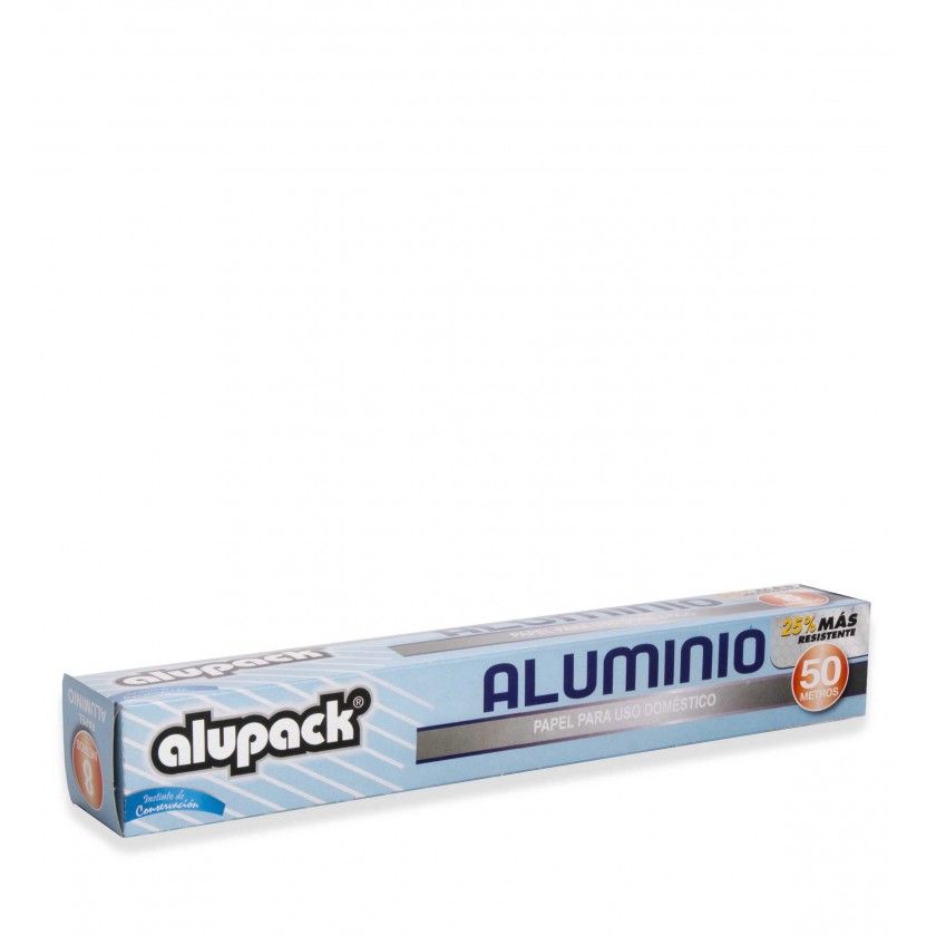 Rolo Alumínio Alimentar Doméstico Alupack Rolo Alumínio Alimentar Doméstico Alupack