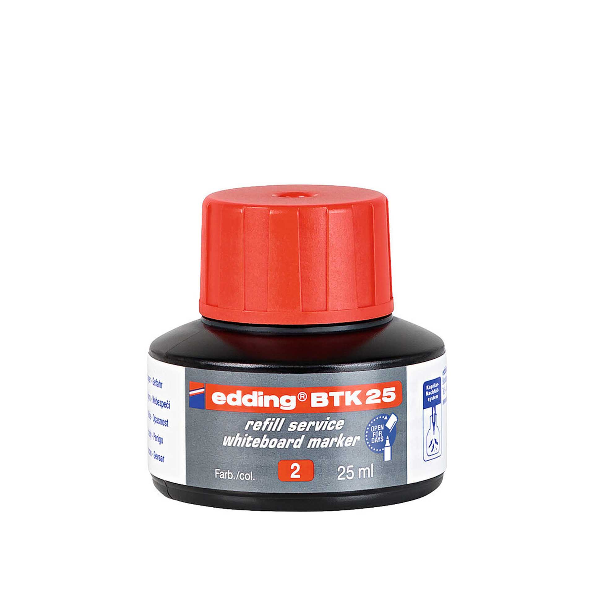 Recarga Marcador Quadro Branco Edding BTK25