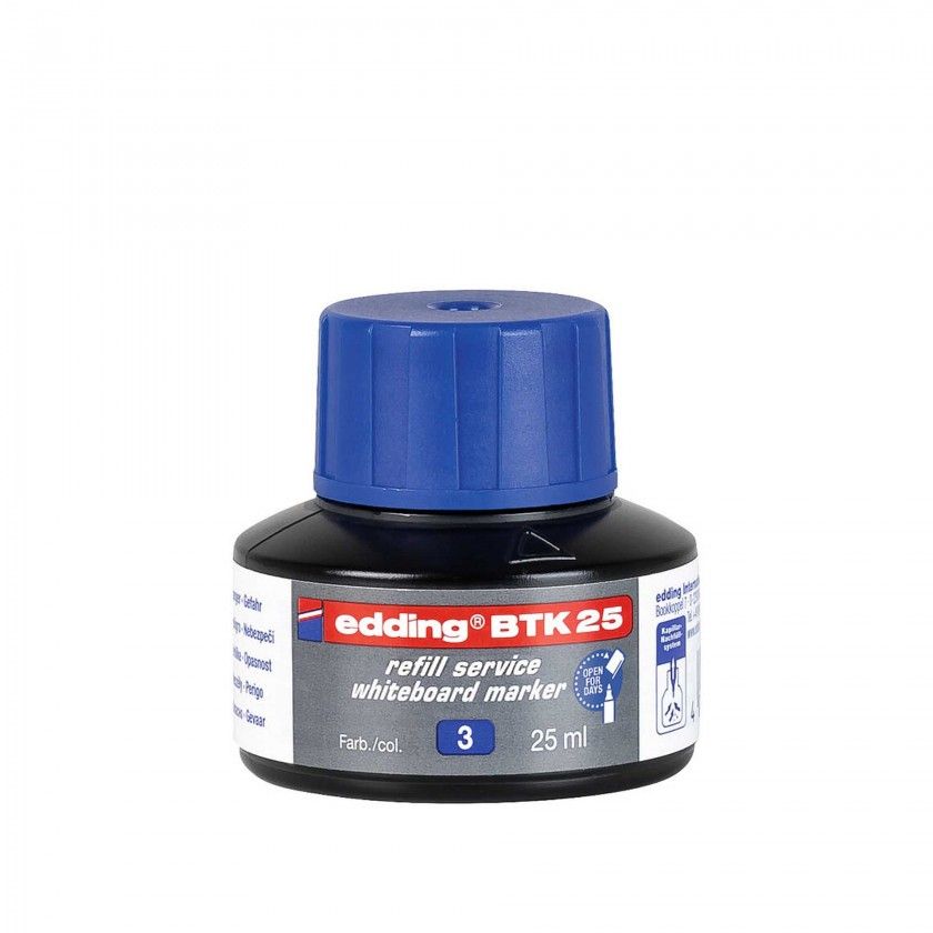 Recarga Marcador Quadro Branco Edding BTK25 Recarga Marcador Quadro Branco Edding BTK25