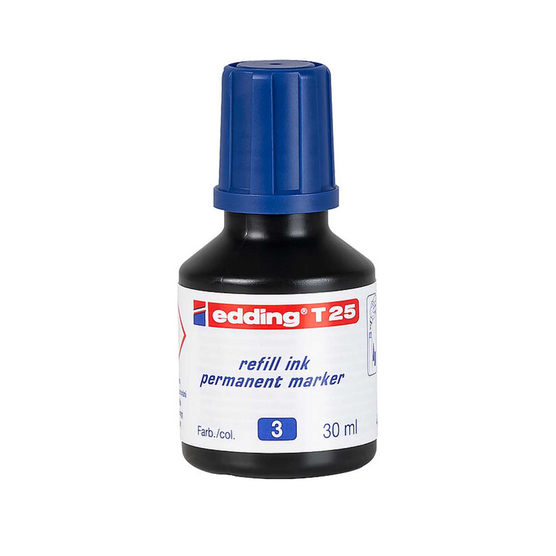 Recarga Marcador Permanente Edding Azul