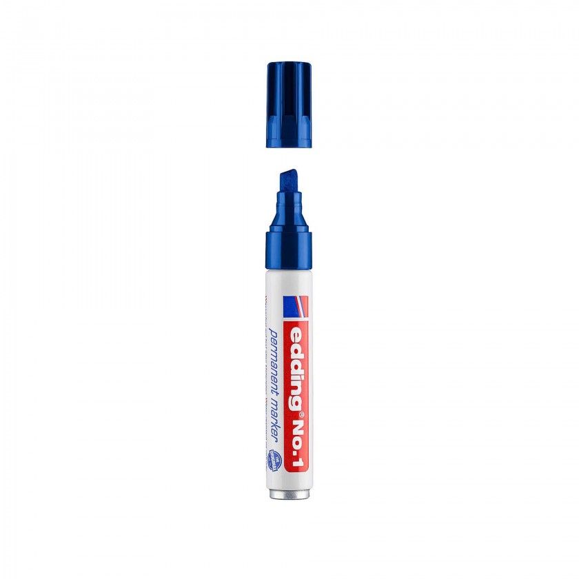 Marcador Permanente Edding Ponta Biselada 5mm Marcador Permanente Edding Ponta Biselada 5mm