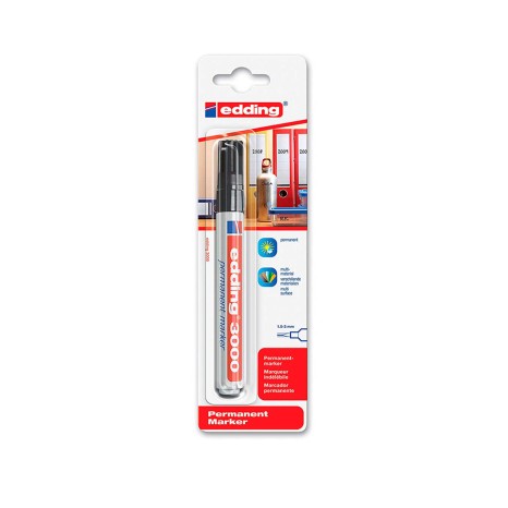 Marcador Permanente Edding Preto - Image product