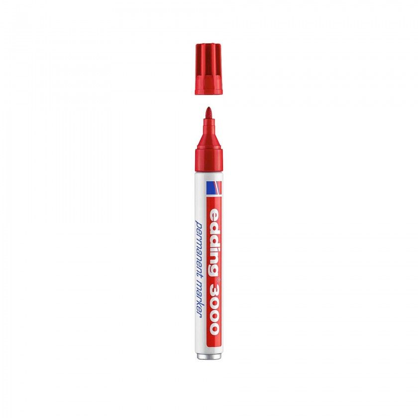 Marcador Permanente Edding 3000 3mm Marcador Permanente Edding 3000 3mm