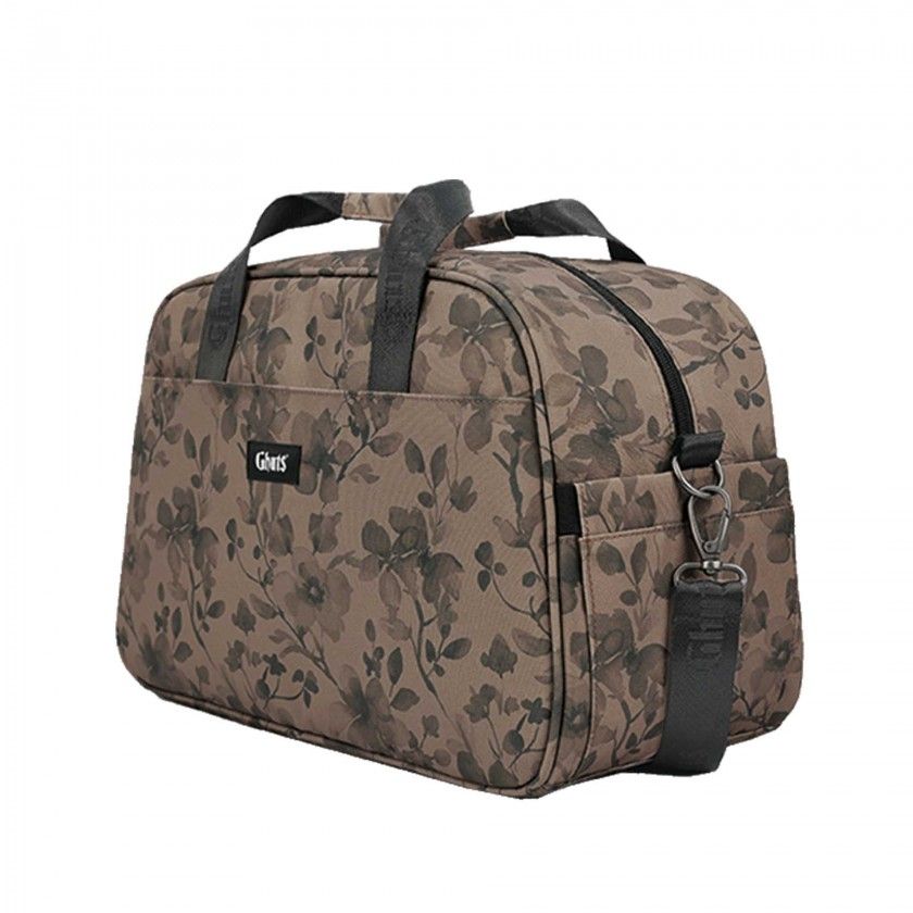 Saco Viagem Gv235 Floral Taupe L14