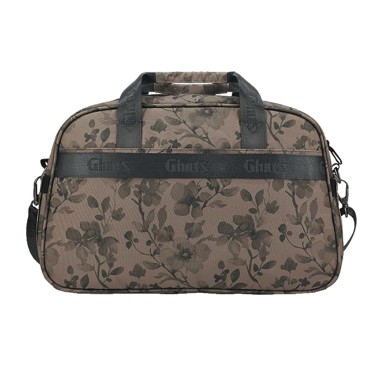 Saco Viagem Gv235 Floral Taupe L14