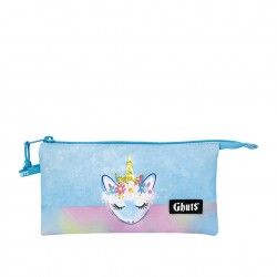 Estojo 3 Compartimentos Gh224 Miss Unicorn 22.5X12X4cm