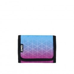 Carteira Velcro Gh113 Pinkblue 12.5X9X1.5cm