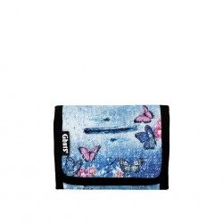 Carteira Velcro Gh113 Denim Trend 12.5X9X1.5cm