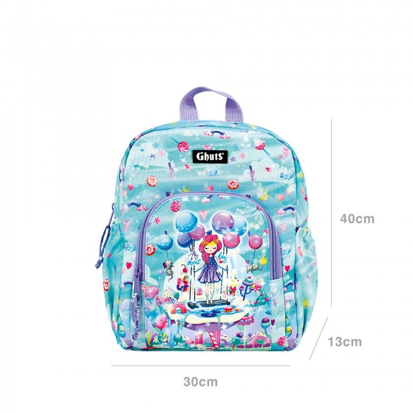 Mochila Primária Ghuts Candyland 30X40X13cm Mochila Primária Ghuts Candyland 30X40X13cm