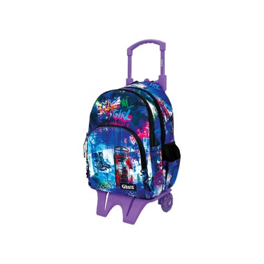 Mochila Escolar Ghuts Uk Girl 31X43X17cm